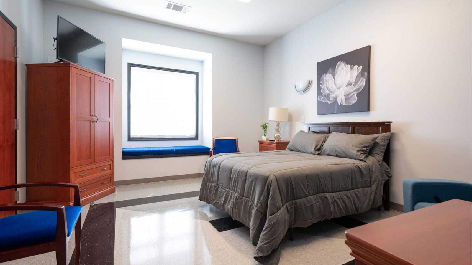 Bedroom with Window Seat
